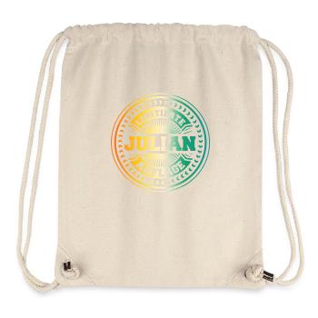 Julian - Stanley/Stella recycelter Gym Bag - Naturweiß - Vorne
