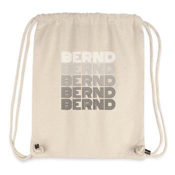 Bernd - Sac à cordon recyclé Stanley/Stella - blanc naturel - Devant