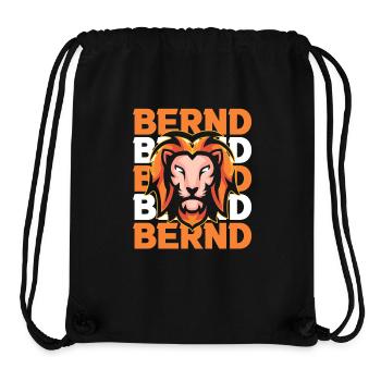 Leo Bernd - Sac à cordon recyclé Stanley/Stella - noir - Devant