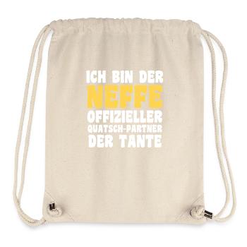Familienmotiv Neffe - Stanley/Stella recycelter Gym Bag - Naturweiß - Vorne