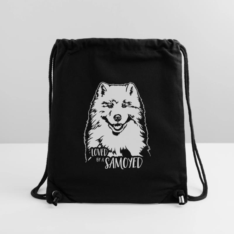 Loved by a Samoyed Hunde Samojede Hundespruch Stanley/Stella recycelter Gym Bag