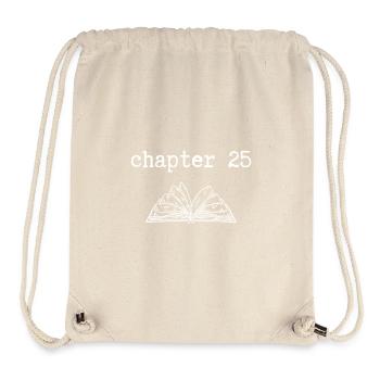 chapter 25 Geburtstag - Stanley/Stella recycelter Gym Bag - Naturweiß - Vorne