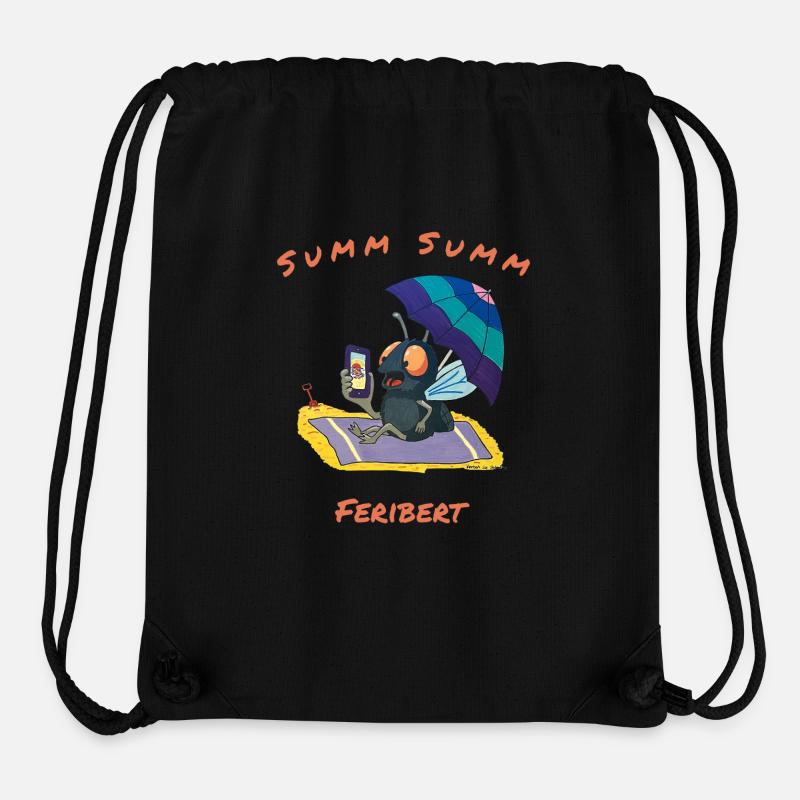 Herbert en vacances - Sac à cordon recyclé Stanley/Stella - noir