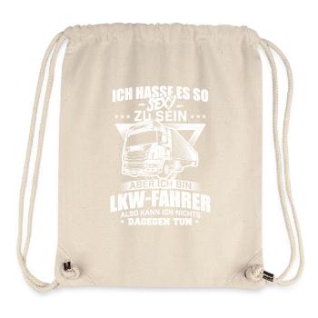 Sexy Fernfahrer LKW Trucker - Stanley/Stella recycelter Gym Bag - Naturweiß - Vorne