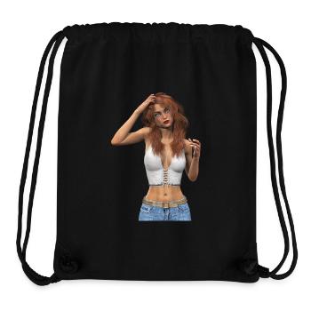 Sexy girl - Stanley/Stella Recycled Gym Bag - black - Front