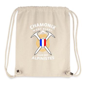 Chamonix | Mountaineering | Alps | Climbing - Stanley/Stella Recycled Gym Bag - natural - Front