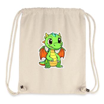 Dragon mignon - Sac à cordon recyclé Stanley/Stella - blanc naturel - Devant