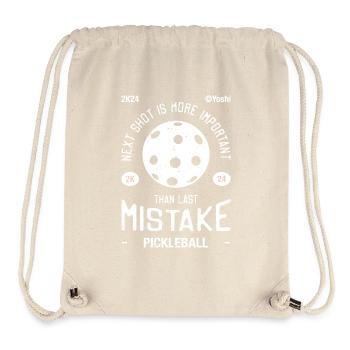Pickleball, le prochain coup - Sac à cordon recyclé Stanley/Stella - blanc naturel - Devant