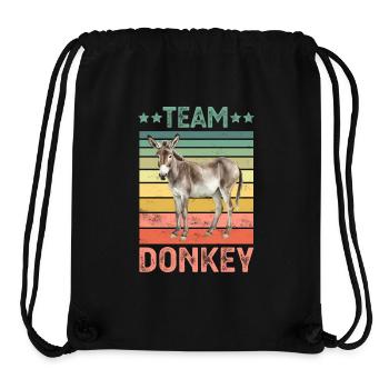 Esel - Stanley/Stella recycelter Gym Bag - Schwarz - Vorne