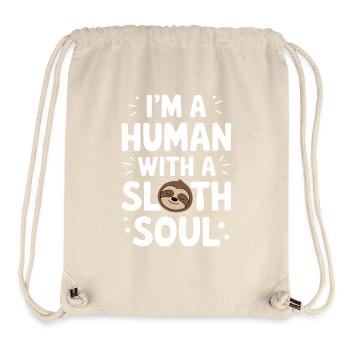 Sloth Sloths Sleeping Lazy - Stanley/Stella Recycled Gym Bag - natural - Front