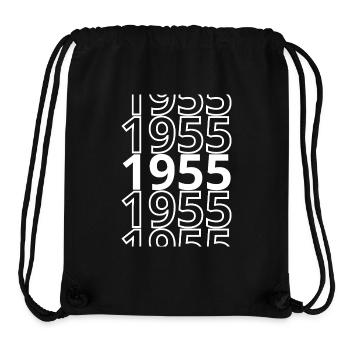 1955 1955 1955 - Sac à cordon recyclé Stanley/Stella - noir - Devant