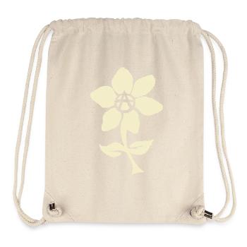 Anarchistische Blume - Stanley/Stella recycelter Gym Bag - Naturweiß - Vorne