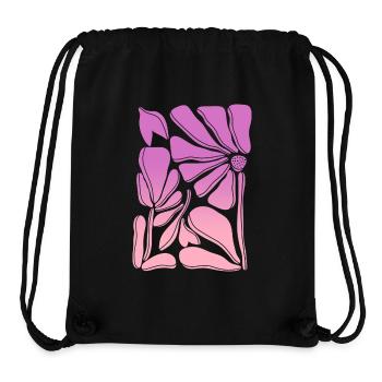 Flower power pink gradient - Stanley/Stella Recycled Gym Bag - black - Front