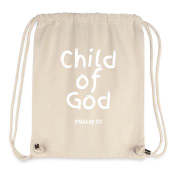 child of god - Stanley/Stella Recycled Gym Bag - natural - Front