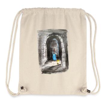 Torbogen-Maiden-Laternenlicht - Stanley/Stella recycelter Gym Bag - Naturweiß - Vorne