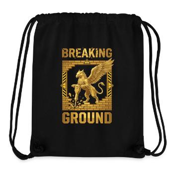 Breaking Ground Griffin - Stanley/Stella Recycled Gym Bag - black - Front
