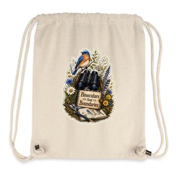Binoculars And Boundaries Clouds - Stanley/Stella Recycled Gym Bag - natural - Front