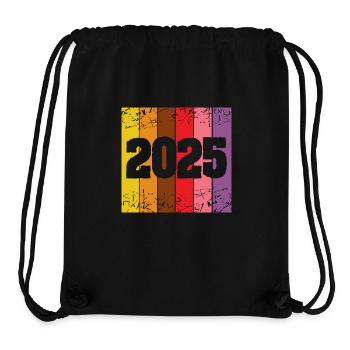 Année 2025 - Sac à cordon recyclé Stanley/Stella - noir - Devant