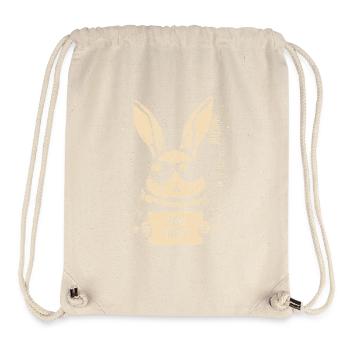 Hase Eierdieb Osterhase Mugshot Polizeifoto Ostern - Stanley/Stella recycelter Gym Bag - Naturweiß - Vorne