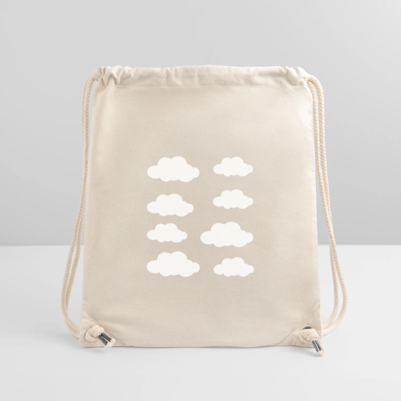 White clouds Stanley/Stella Recycled Gym Bag