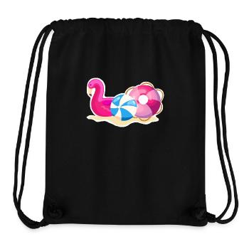 Strandspielzeug - Stanley/Stella recycelter Gym Bag - Schwarz - Vorne