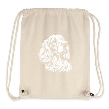 Cocker Spaniel - Dog Fan - Stanley/Stella Recycled Gym Bag - natural - Front