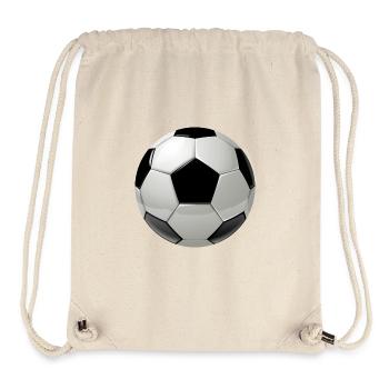 Coupe du monde idée cadeau de football - Sac à cordon recyclé Stanley/Stella - blanc naturel - Devant