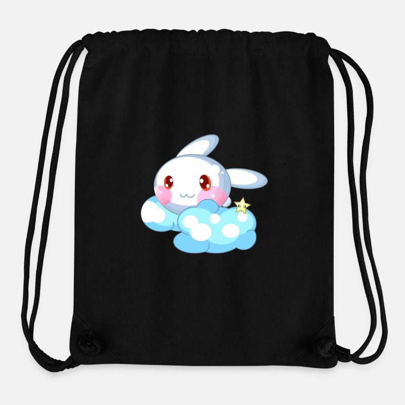 Hase süß Kinder - Stanley/Stella recycelter Gym Bag - Schwarz