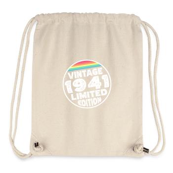Limited Edition since 1941 Birthday Gift - Stanley/Stella Recycled Gym Bag - natural - Front