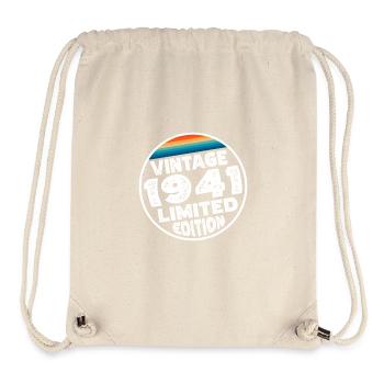 Limited Edition since 1941 Birthday Gift - Stanley/Stella Recycled Gym Bag - natural - Front