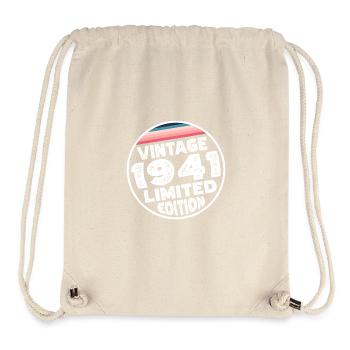 Limited Edition since 1941 Birthday Gift - Stanley/Stella Recycled Gym Bag - natural - Front