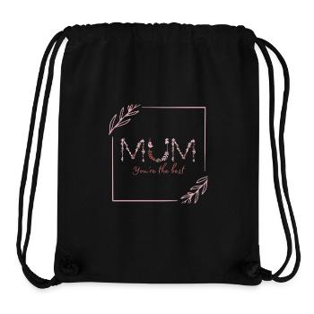 Liebevoller Muttertochter Spruch - Stanley/Stella recycelter Gym Bag - Schwarz - Vorne
