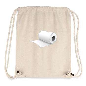 papier toilette - Sac à cordon recyclé Stanley/Stella - blanc naturel - Devant