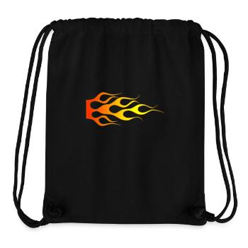 Flammen - Stanley/Stella recycelter Gym Bag - Schwarz - Vorne