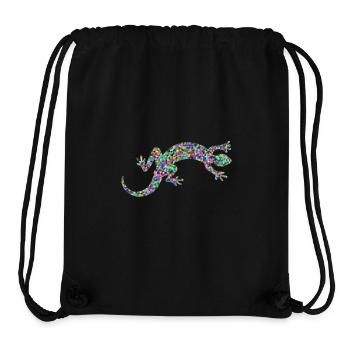 Gecko, salamandre, concours de modèles - Sac à cordon recyclé Stanley/Stella - noir - Devant