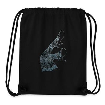 Halterlose Strümpfe 01 - Stockings 01 - Stanley/Stella recycelter Gym Bag - Schwarz - Vorne