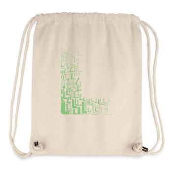 Font Fashion L - Stanley/Stella Recycled Gym Bag - natural - Front