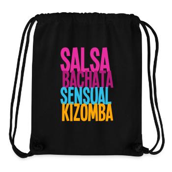SALSA BACHATA SENSUAL Kizomba - Chemises de nuit - Sac à cordon recyclé Stanley/Stella - noir - Devant