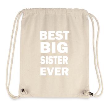 Meilleure grande soeur Ever - Sac à cordon recyclé Stanley/Stella - blanc naturel - Devant