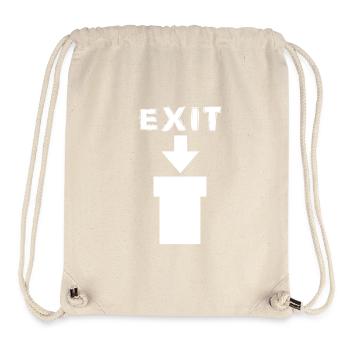 Exit Comic Retro Design - Stanley/Stella recycelter Gym Bag - Naturweiß - Vorne