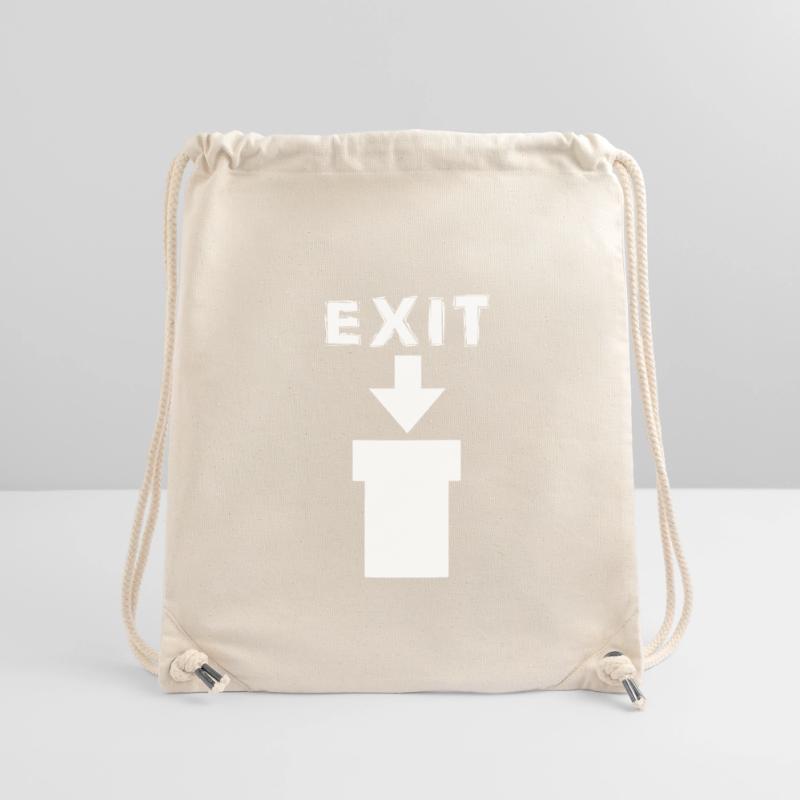 Exit Comic Retro Design Stanley/Stella recycelter Gym Bag