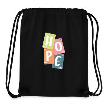 Hope - Stanley/Stella Recycled Gym Bag - black - Front
