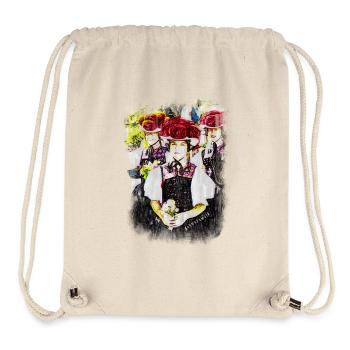 Schwarzwald, Bollenhut, Tracht - Stanley/Stella recycelter Gym Bag - Naturweiß - Vorne