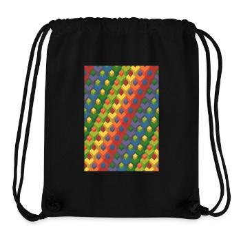 Large gradient - Stanley/Stella Recycled Gym Bag - black - Front