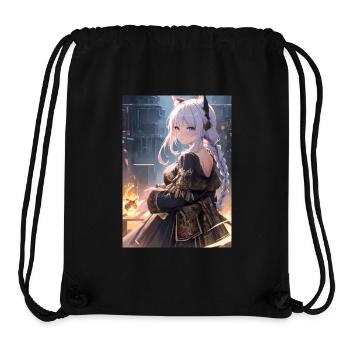 Oni Chan - Stanley/Stella recycelter Gym Bag - Schwarz - Vorne