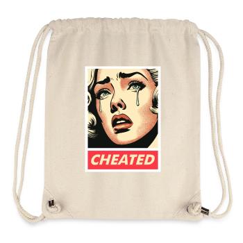 retro cheated girl - Stanley/Stella Recycled Gym Bag - natural - Front