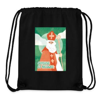 Happy St. Nicholas - Stanley/Stella Recycled Gym Bag - black - Front
