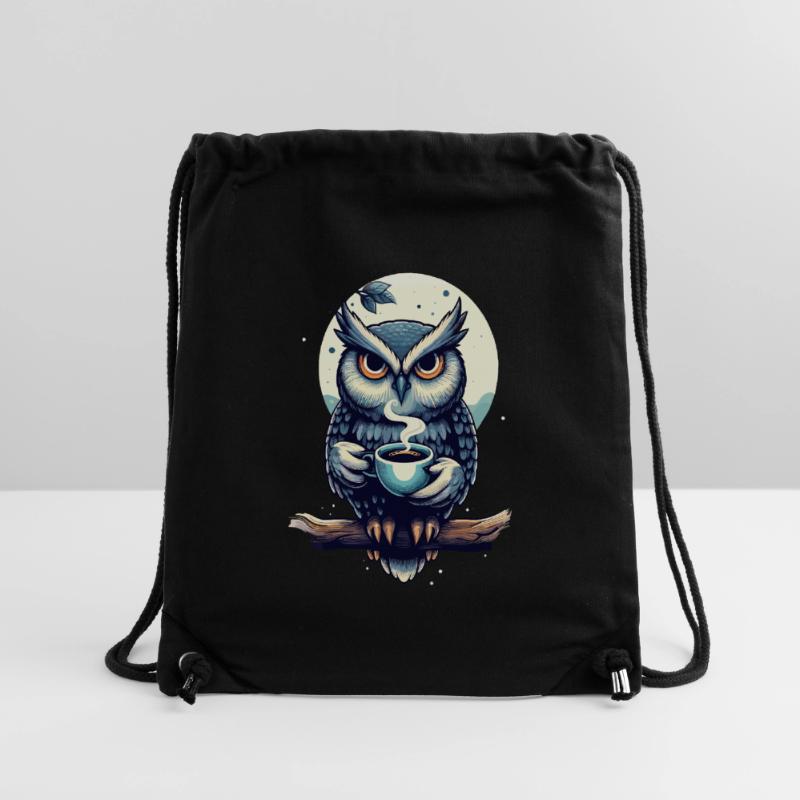 Nachtwächter-Eule Stanley/Stella recycelter Gym Bag