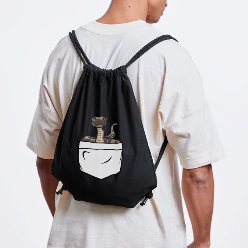 Ball Python Schlange Königspython Stanley/Stella recycelter Gym Bag