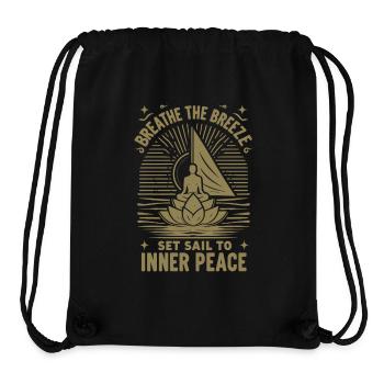 Segeln Yoga The Breeze Inner Peace - Stanley/Stella recycelter Gym Bag - Schwarz - Vorne